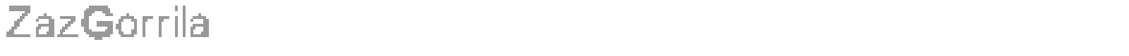 Zaz Gorila font preview